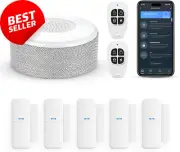 Wireless Home Security System Smart Alarm 8-Piece Kit WiFi