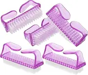 Beatifufu Nail Dust Cleaning Brush 5pcs Gentle Bristle Fingernail Brush for Art Travel Home