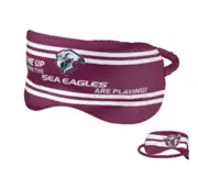 NRL Sleep Mask - Manly Sea Eagles - Reversible - Washable - One Size