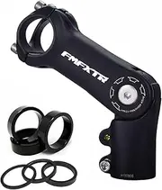 OSAGIE MTB Stem 0~90 Degree 90mm 110mm Adjustable Bike Stem for 25.4mm(1")/31.8(1-1/4") Handlebars, Suitable for Most of Mountain Bike, Road Bike, BMX with 6pcs Bike Headset Spacer