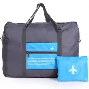 Travel Bag Foldable Duffle Bag for Women and Men Lightweight Luggage Bag Blue