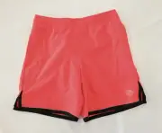 Zelos Boys Woven Drawstring Elastic Wasit Shorts NC3 Coral Crus Size 7 NWT