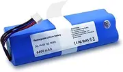 6400mAh T8 Battery Compatible with Ecovacs Deebot T5 T8 T8+ T9 T9+ Deebot Ozmo 950 T10 T9 DX65 DX93 DX96 X1 Omni X1 Turbo X1 Plus Vacuum Cleaner, Fits DLX11-21/61 DBX11-11/21 S10-LI-144-5200