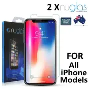 2x iPhone 16 15 14 Plus 13 12 11 Pro XS Max XR 8 Tempered Glass Screen Protector