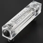 0.5-5 GPM 2-18 LPM Water Flow Panel Mount Type Flowmeter Clear/Gray