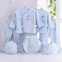 在飛比找ETMall東森購物網優惠-嬰兒純棉衣服新生兒7件套裝0-3個月6春夏春季初生剛出生寶寶