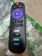 RC280 For TCL Roku TV Smart TV Remote Control Netflix Hulu Roku Channel ESPN