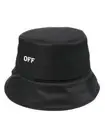 Off-White logo-embroidered bucket hat Designer Number OMLA033C99FAB0011001