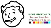 VAULT BOY Funny Graphic Die Cut decal sticker Car Truck Boat Window 9"