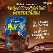 3 x 1kg Deligold Instant Chocolate Malt Drink, Halal. Quick Source Of Energy