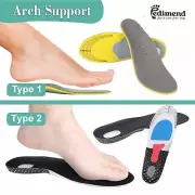 Shoe Insoles Inserts Plantar Fasciitis Arch Support Orthotic Size For Men Women