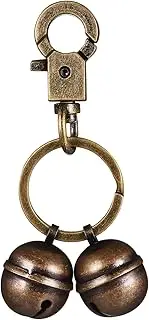 Bell Pet Bells for Dogs Cats Brass Finish Pet Accessory Spring Snap Hook Elegant and Functional
