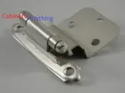 (25 Pair) Amerock Satin Nickel 3/8 Inset Self Closing Hinges BP7128-G10