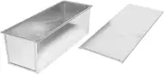 Box Household Nonstick Toast Mold Aluminium Alloy Baking Bread Loaf Pan with Lid for Home Use Capacity for Family Gatherings Conduction for Uniform Baking