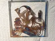 Star Wars Stainless Steel Art Mandalorian 13"x13"