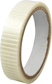 SportsYuva Cricket Bat Face Protection Fiber Tape Roll - Regular, 150 mm English Fibre