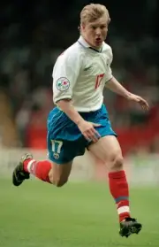 Vladimir Beschastnukh of Russia at the UEFA Euro 96 group game bet- Old Photo