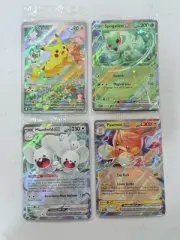 Pokemon Paldea Adventure Chest 7 Card Promo Set Pikachu 088 Black Star Sealed