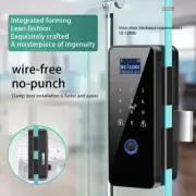 For Smart Electronic Wifi Bluetooth Glass Door Fingerprint Lock Office Lock