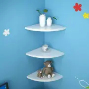 3pcs floating corner shelves hanging corner shelf Wall Display Shelves