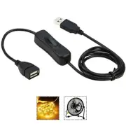 USB Cable With Switches For Easy Control Of LED Lamp And Other Low Power Gadgets