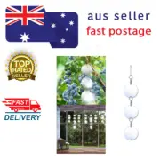 2Pcs REFLECTIVE DOUBLE SIDED BIRD SCARE DISCS Round Rotating Bird Deterrent