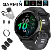 Garmin Forerunner 970 GPS Smartwatch, Carbon Gray DLC Titanium + Accessories Kit
