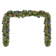 Klika 274cm Bristle Berry Multicolour Pre-Lit Christmas Garland