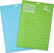 LOPASA Cutting Mat for Cricut Joy Xtra, 8.5x12 Standard Grip & Light Grip Adhesive Cutting Mats Set, Joy Extra Accessories and Supplies(2 Sheets)