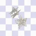 SAUVAGES RHINESTONES STAR MINI HAIR CLAW 水讚星星迷你髮夾