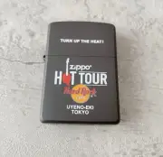 Rare ZIPPO Oil Lighter USA Hard Rock Cafe Tokyo HOT TOUR Limited to 100 pieces