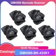 Datalogic GM4500-BK-433K1 Wireless Barcode Scanner w/ USB Cable & Cradle 5PACK