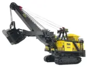 P&H 4100XPC Mining Rope Shovel - Weiss Bros 1:87 Scale Diecast Model #WBR024 New