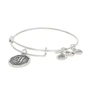 NEW Alex and Ani Initial Y Bracelet - Silver Toned Monogram Letter Adjustable