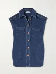 [SEE BY CHLOÉ] SEE BY CHLOÉ - Denim Vest - Blue - small small Blue