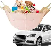 Frfik Car Storage Hammock,Car Rear Seat Storage Bag | Large Capacity Hammock Organizer, Folding Reusable Shopping Bags Barrier Of Backseat Pet Kids