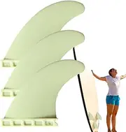 Longboard Fin Replacement, Fiberglass Nylon Surfboard Fins Replacement | Multifunctional Easy Installation Decorative Paddleboard Accessories, Surfing Supplies for Long Board, Fun Board