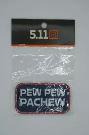 5.11 Tactical Pew Pew Pachew Hook Back Patch 81748 (146)