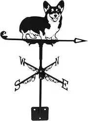 Generic Dog Weather Vane Weather Vanes Direction Wind Vane Deck Mount Wind for Roofs Wind Vanes for Outside Weather Vane for Roof