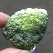44.05Ct Genuine MOLDAVITE Czech Republic Certificate of Authenticity