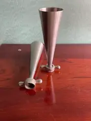 Beer keg funnels for bacteria testing….Qty of 2 stainless steel.