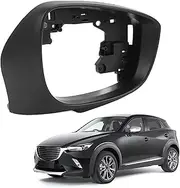Side Mirror Cover Housing for Mazda CX-3 2015-2019, CX5 2014-2017 (With Light Mirror Version), Car Rear View Mirror Cover Trim Frame, Reverse Mirror Housing Frame Replacement(Right)