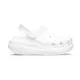 Crocs Classic Crush Clog Whi 男鞋 女鞋 白色 厚底 洞洞鞋 涼拖鞋 207521-100