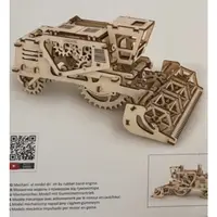 在飛比找蝦皮購物優惠-高雄 UGEARS 誠品 自我推進模型 木頭 聯合收割機 交