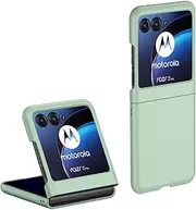 [Topme] Hard Shell Case for Motorola Moto Razr 40 Ultra 6.9 Polycarbonate Shockproof Cover Holster Case - Light Green