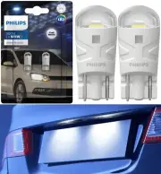 Philips Pro3100 LED Light 194 White 6500K Two Bulb License Plate Tag Upgrade OE