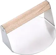 SEWOART Burger Press Round Meat Smasher for Easy Patty Making Kitchen Gadget for BBQ and Outdoor Cooking Present for Grill Enthusiasts