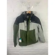 Columbia Youth Ful Zip Bugaboo Ski Jacket Colorblock Multi Size 14-16 NWT