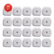 20 pcs Snap Electrode Pads 2x2'' Replacement fit TENS Unit Pulse Massager
