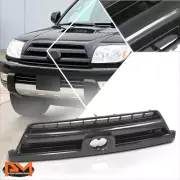 For 03-05 Toyota 4Runner Factory Style Matte Black Front Grille w/Badge Slot